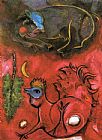 Marc Chagall Listening to the Cock